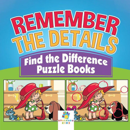 Remember The Details Find The Difference Puzzle Books