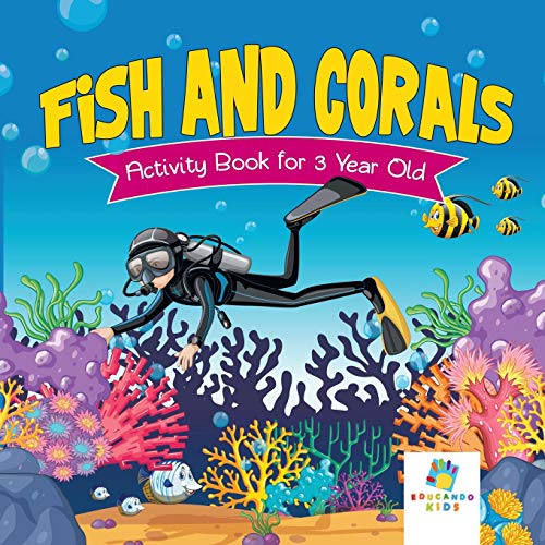 Fish And Corals Activity Book For 3 Year Old