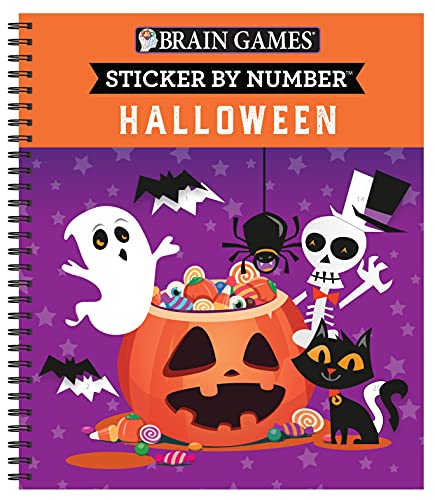 Brain Games - Sticker By Number: Halloween