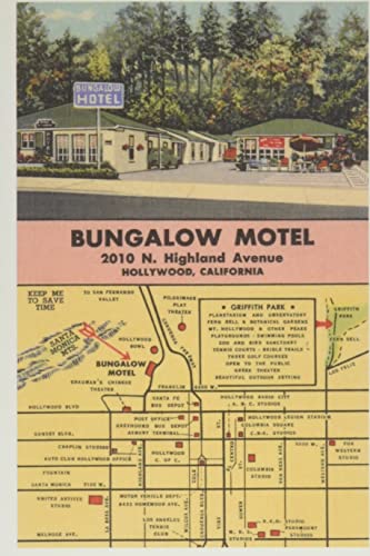 Vintage Journal Bungalow Motel, Hollywood (Pocket Sized