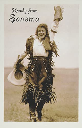 Vintage Journal Howdy From Sonoma, Cowgirl (Pocket Sized