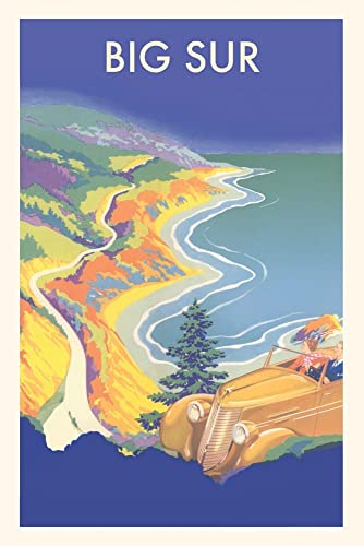 Vintage Journal Big Sur Travel Poster (Pocket Sized