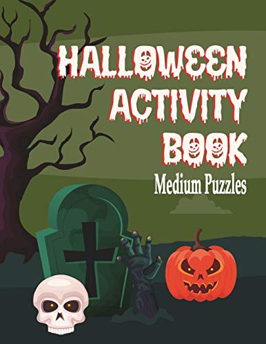 Halloween Activity Book: Sudoku Medium Puzzles