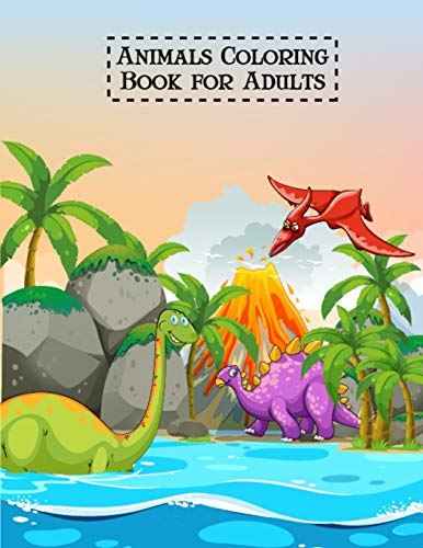Animals Coloring Book For Adults: Cute Animal Adult Coloring Books For Women & Men, Stress Relieving Magical Coloring Book Gift On Birthday, Christmas, Best Adult Relaxation Animals Coloring Pages