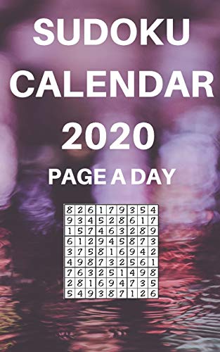 Sudoku Calendar 2020 Page A Day: Sudoku Printable With Answers - 9781650414034