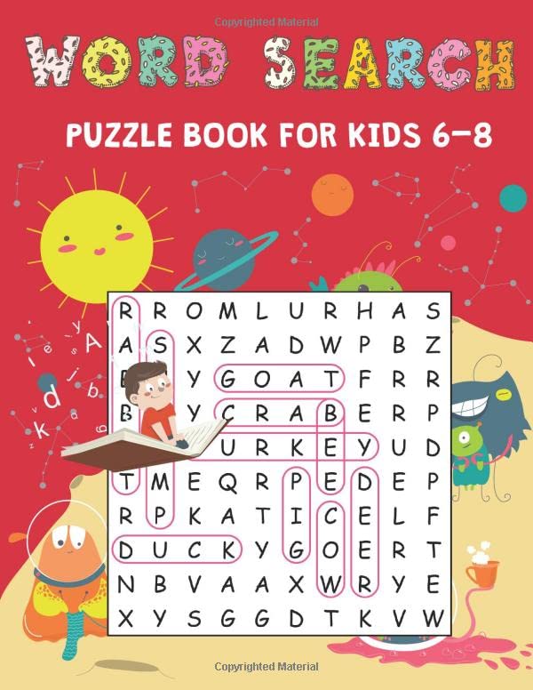 Word Search Puzzle Book For Kids 6-8: 100 Word Find Puzzles To Improve Spelling, Vocabulary, And Memory For Kids (Kids Activity Books)