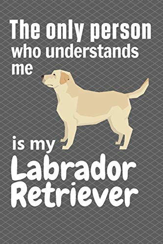 The Only Person Who Understands Me Is My Labrador Retriever: For Labrador Retriever Fans