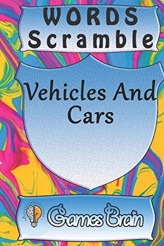 word scramble Vehicles And Cars games brain: Word scramble game is one of the fun word search games for kids to play at your next cool kids party