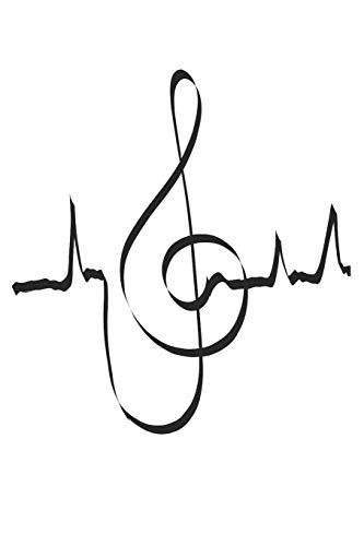 Chiave Battiti Cardiaci Della Musicale: Libro Di Musica, Note, Quaderno, Blocco Note, 120 Pagine (Italian Edition)