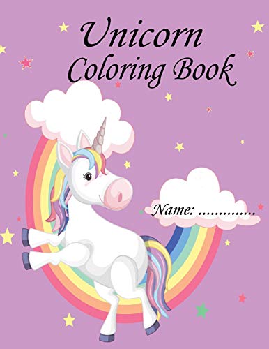 Unicorn Coloring Book: For Ages 4-8