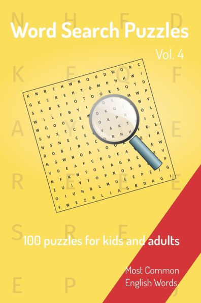 Word Search Puzzles - 100 Puzzles For Kids And Adults: Most Common English Words | Easy To Carry | 6X9In | 115 Pages | 100 Puzzles And Solutions - 9781652141013
