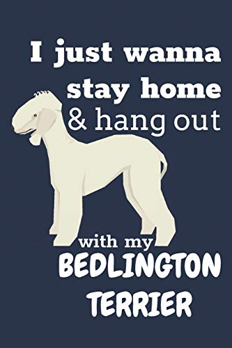 I Just Wanna Stay Home & Hang Out With My Bedlington Terrier: For Bedlington Terrier Dog Fans
