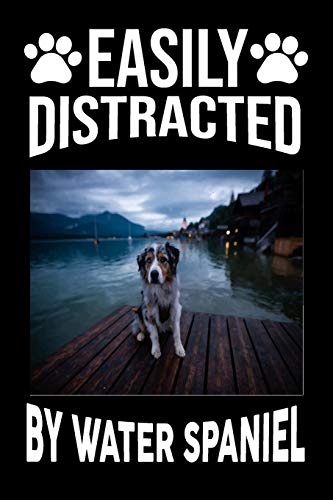 Easily Distracted By Water Spaniel: Easily Distracted By Water Spaniel,Best Gift For Dog Lover