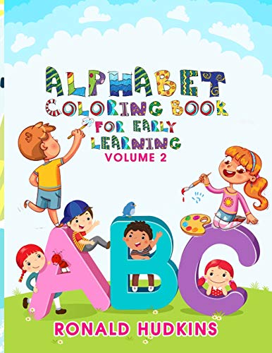 Alphabet Coloring Book For Early Learning: Volume 2