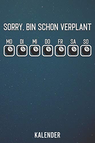Kalender: 2020 A5 1 Woche 2 Seiten - 110 Seiten - Verplant Billard (German Edition)