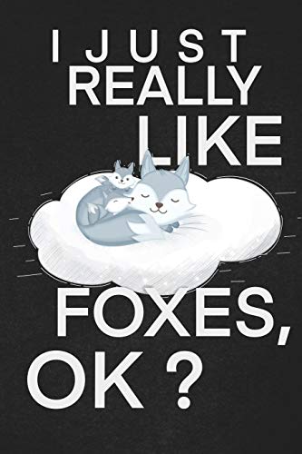 I Just Really Like Foxes Ok: A cool gift to the person that came to your mind right now he might like it. - 9781656105110