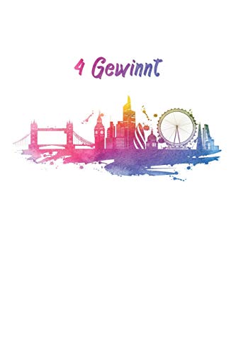 Reisespiel - 4 Gewinnt: 120 Seiten - 6 x 9 Zoll (15,24 x 22,86 cm) (German Edition)