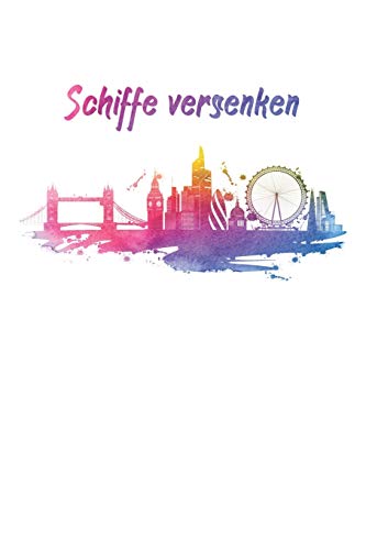 Reisespiel - Schiffe versenken: 120 Seiten - 6 x 9 Zoll (15,24 x 22,86 cm) (German Edition)