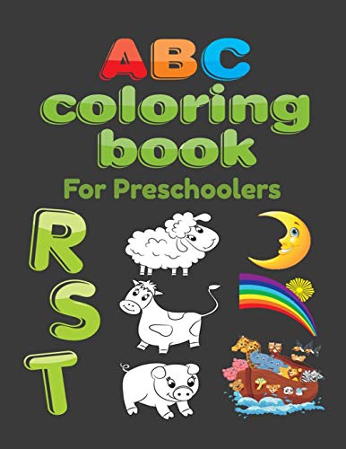 ABC Coloring Book For Preschoolers: Big Preschool Workbook abc coloring book for kids, Ages 3 - 5, Colors, Shapes, Numbers 1-10, Alphabet, Pre-Writing, Pre-Reading, Phonics, - 9781658852067