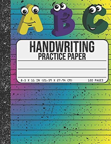 Handwriting Practice Paper: Dotted Mid-lines 150 Pages Uppercase and Lowercase Writing Sheets Notebook For Kids (Kindergarten To 3rd Grade Students) - 9781660516308