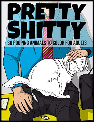 Pretty shitty: 30 pooping animals to color for adults