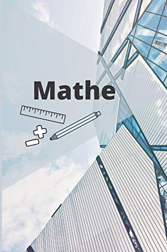 Mathe: DIN A5 | F?r den Mathe Unterricht | Kariertes Papier 5*5 mm | Naturwissenschaften (German Edition)