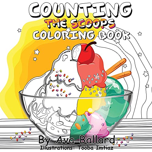 Counting The Scoops - Coloring Book