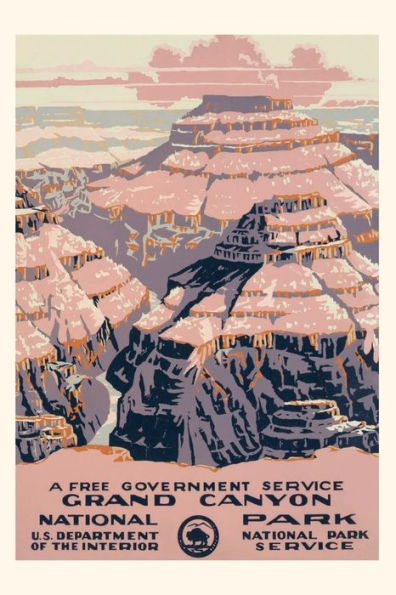 Vintage Journal Grand Canyon National Park Travel Poster - 9781669502937