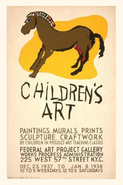 Vintage Journal Children`S Art Project Poster