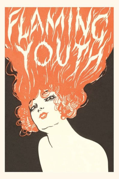 Vintage Journal Flaming Youth, Woman With Flaming Hair