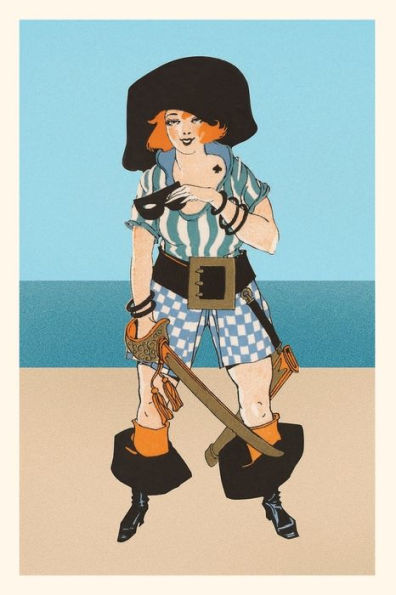 Vintage Journal Lady Pirate With Tattoo