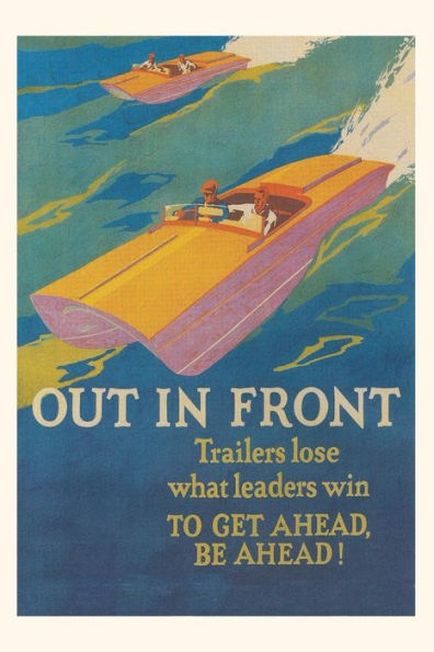 Vintage Journal Out In Front, Racing Speedboats