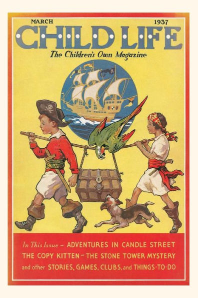 Vintage Journal Magazine Cover, Child Life