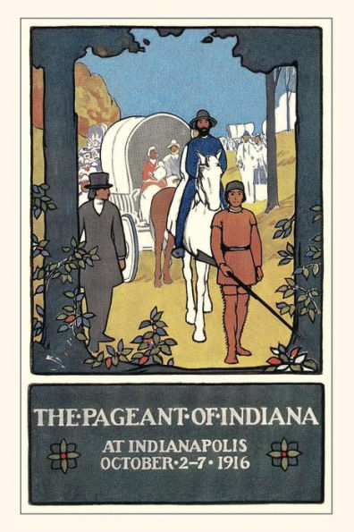 Vintage Journal Pageant Of Indiana Poster