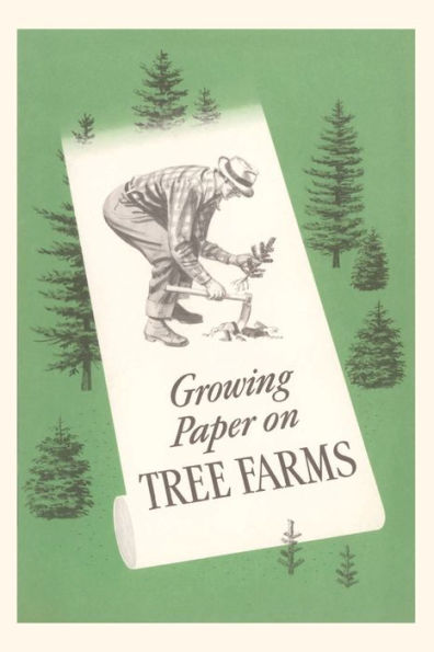 Vintage Journal Growing Paper On Tree Farms