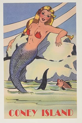 Vintage Journal Coney Island Mermaid (Pocket Sized
