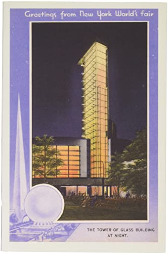 Vintage Journal Greetings From New York World's Fair, Tower Of Glass (Pocket Sized