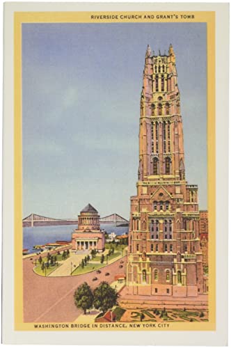 Vintage Journal Riverside Church, Grant's Tomb, New York City (Pocket Sized
