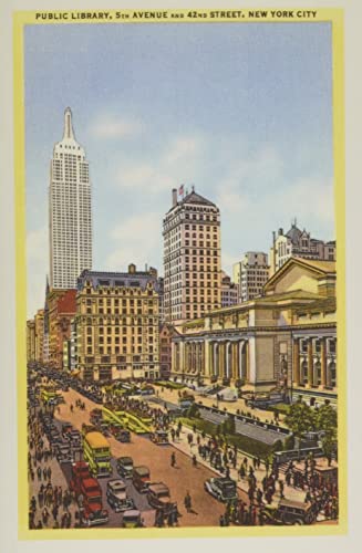 Vintage Journal Public Library, New York City (Pocket Sized