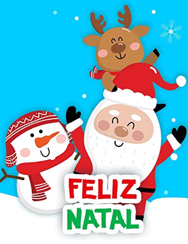 Feliz Natal: Livro De Colorir (Portuguese Edition)