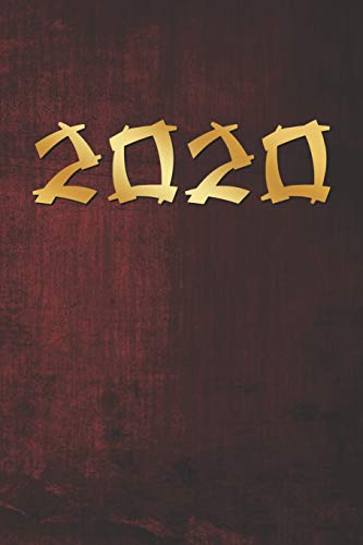 Grand Fantasy Designs: 2020 Asiatisch Gold Auf Rot - Tagesplaner 15,24 X 22,86 (German Edition)