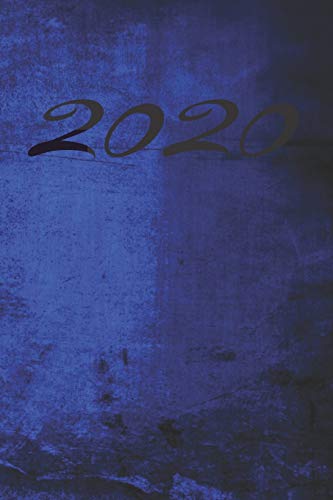 Grand Fantasy Designs: 2020 Kalligrafie Blau - Monatsplaner 15,24 X 22,86 (German Edition)