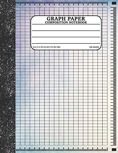 Graph Paper Composition Notebook: Math And Science Lover Graph Paper Cover Grunge(Quad Ruled 5 Squares Per Inch, 100 Pages) Birthday Gifts For Math Lover Teacher,Student Notebook - 9781670379719
