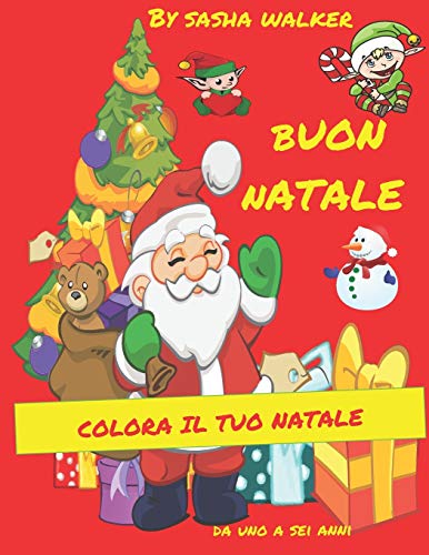 Buon Natale: Il mio album da colorare (Italian Edition)
