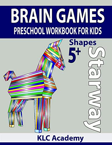Starway Brain Games Preschool Workbook For Kids Shapes (5+ Years)