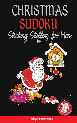 Christmas Sudoku Stocking Stuffers For Men: Pocket Sized Christmas Sudoku Puzzles: Very Easy Sudoku Puzzles Holiday Gifts And Sudoku Stocking Stuffers