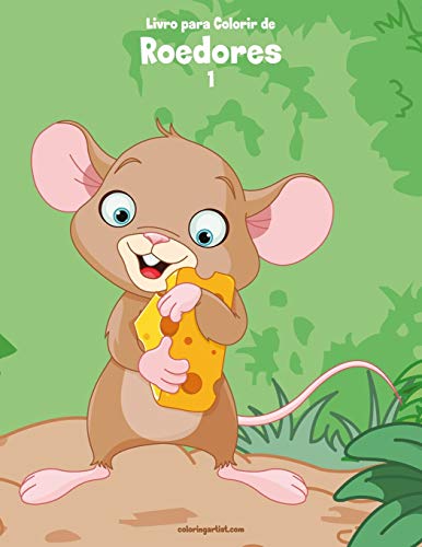 Livro para Colorir de Roedores 1 (Portuguese Edition)