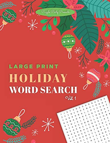 Puzzle Party Presents : Large Print Holiday Word Search [Vol. 1]