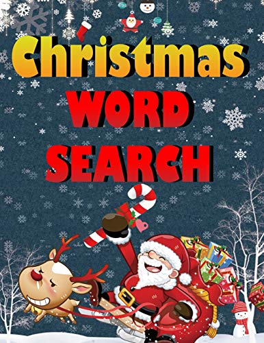 Christmas Word Search.: Easy Large Print Puzzle Book For Adults , Kids & Everyone For The 25 Days Of Christmas. - 9781671589643