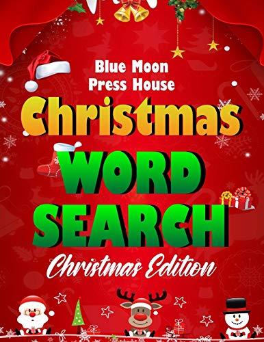 Christmas Word Search.: Easy Large Print Puzzle Book For Adults , Kids & Everyone For The 25 Days Of Christmas. - 9781671650879